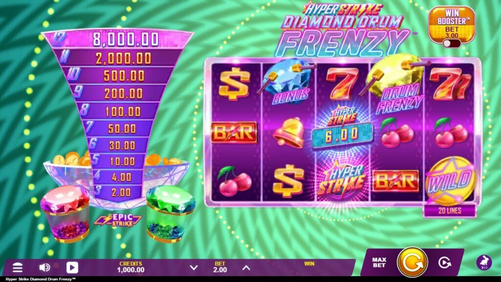 Betty Casino: screenshot of the casino site