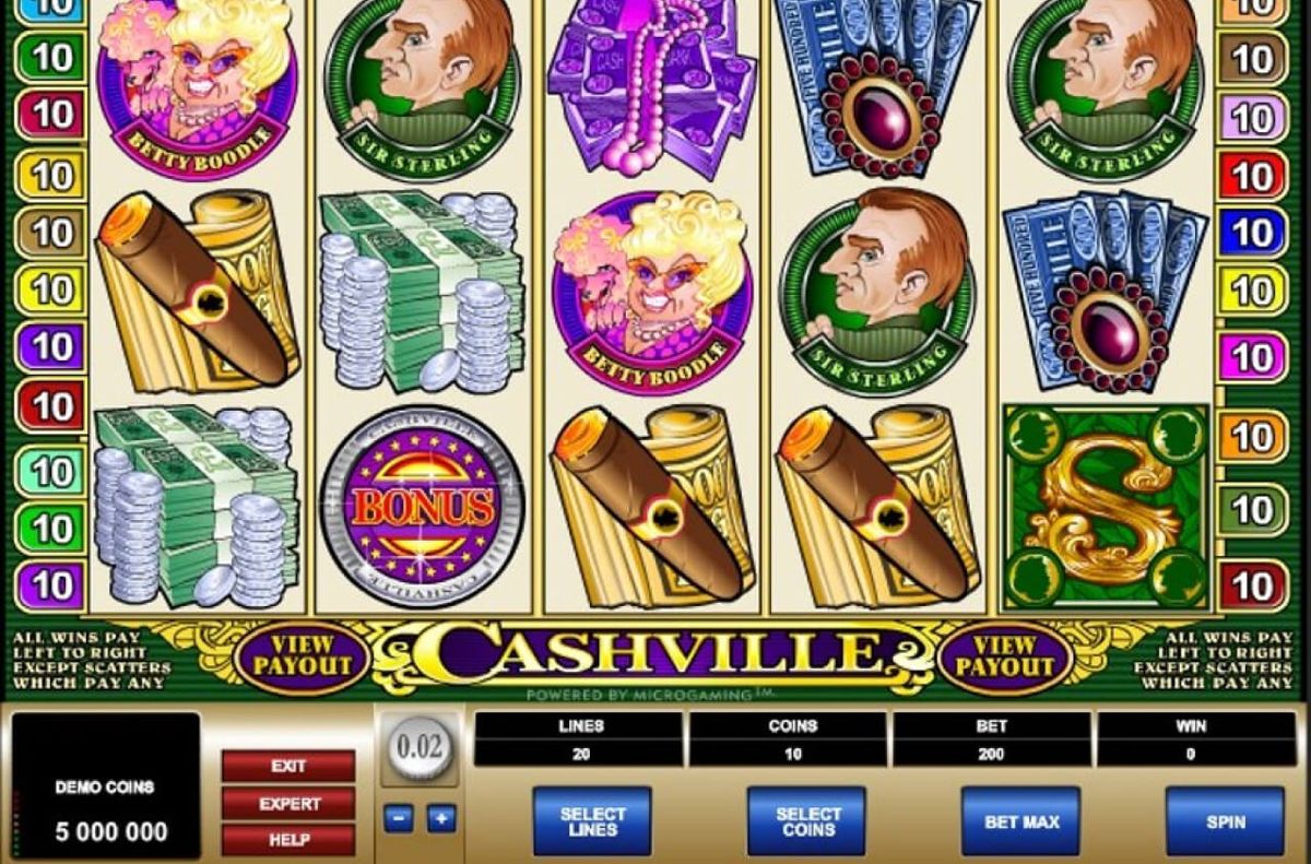 Gaming Club Casino: screenshot of the casino site