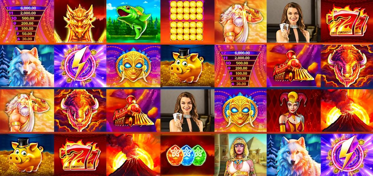 Golden Tiger Casino: screenshot of the casino site