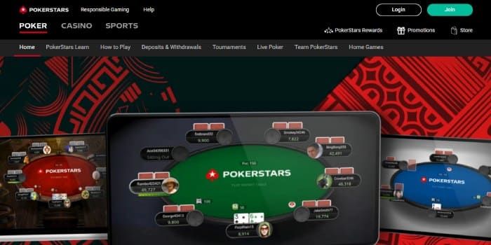 PokerStars Casino: screenshot of the casino site