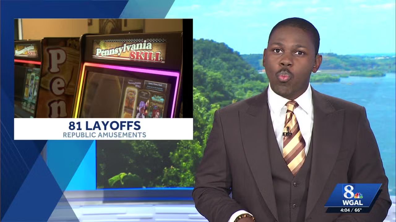 Republic Amusements lays off 81 after Pennsylvania skill games ban