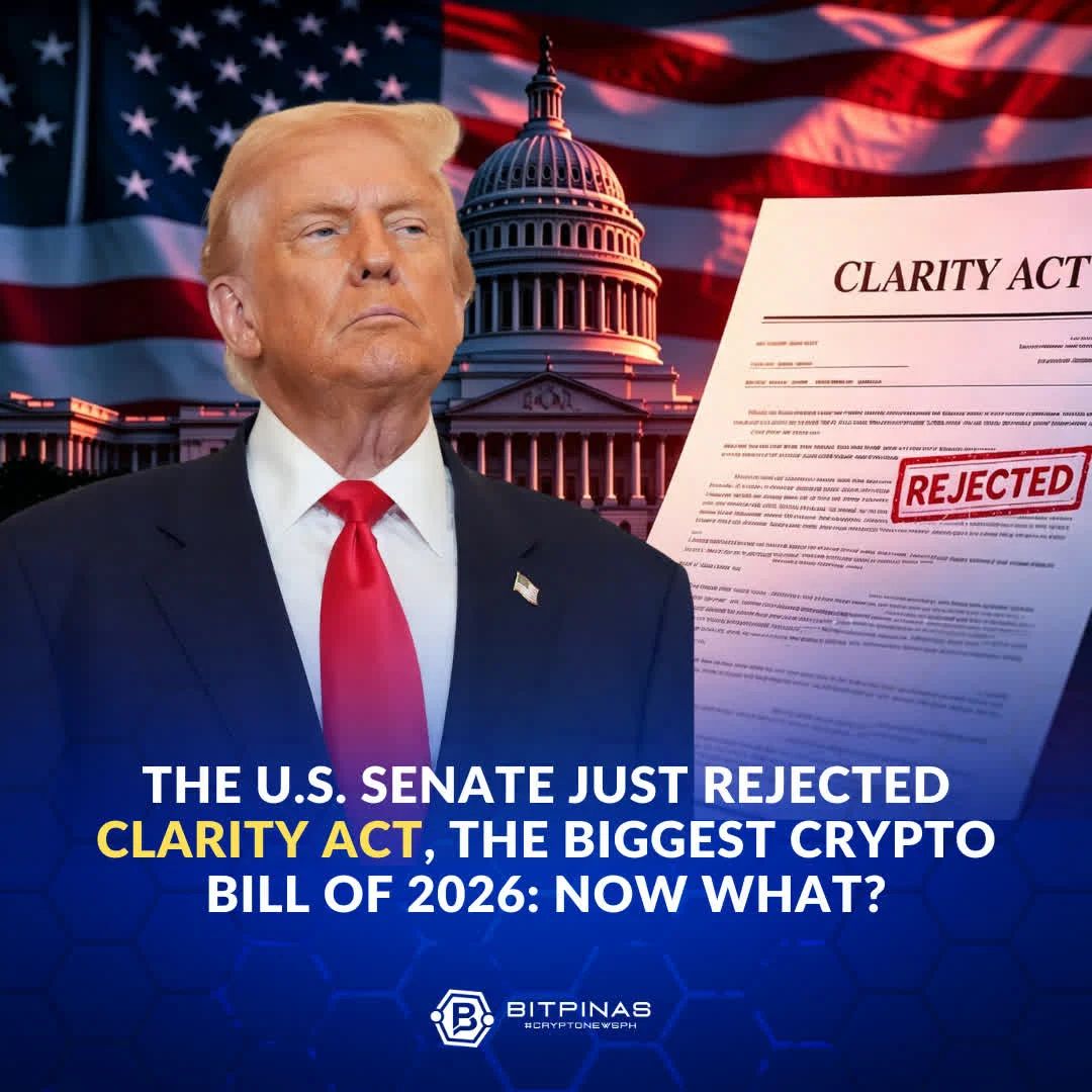 US Senate Rejects Digital Asset Market Clarity Act, Dealing Blow to Crypto and Prediction Markets