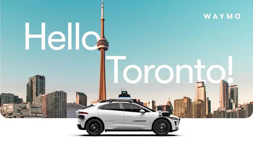 Waymo plans to launch robotaxi service in Toronto by 2028