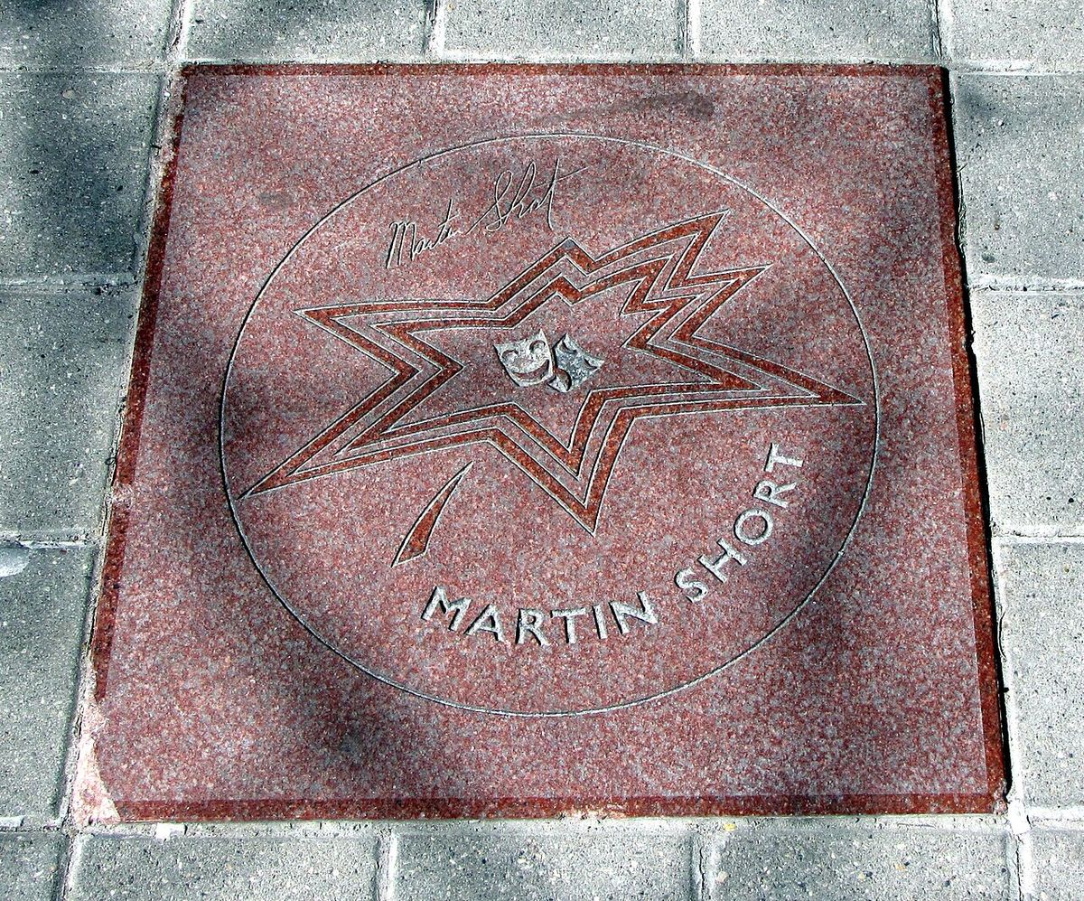 Martin Short's star on Canada's Walk of Fame