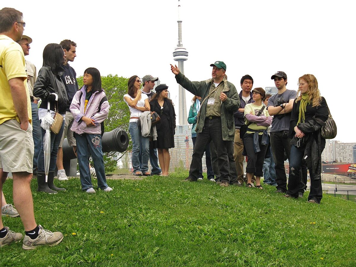 A Jane's Walk at Fort York in Toronto