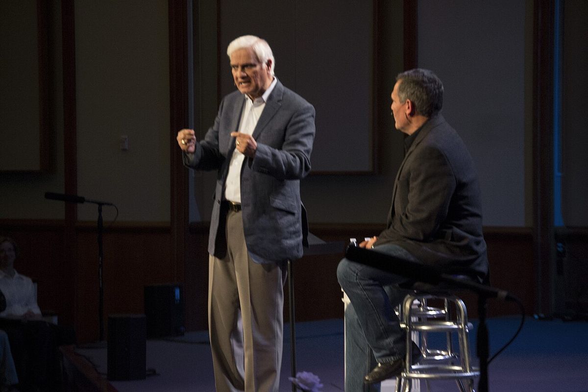Ravi Zacharias talks to pastor Joe Coffey at Christ Community Chapel about answering objections to Christianity.
