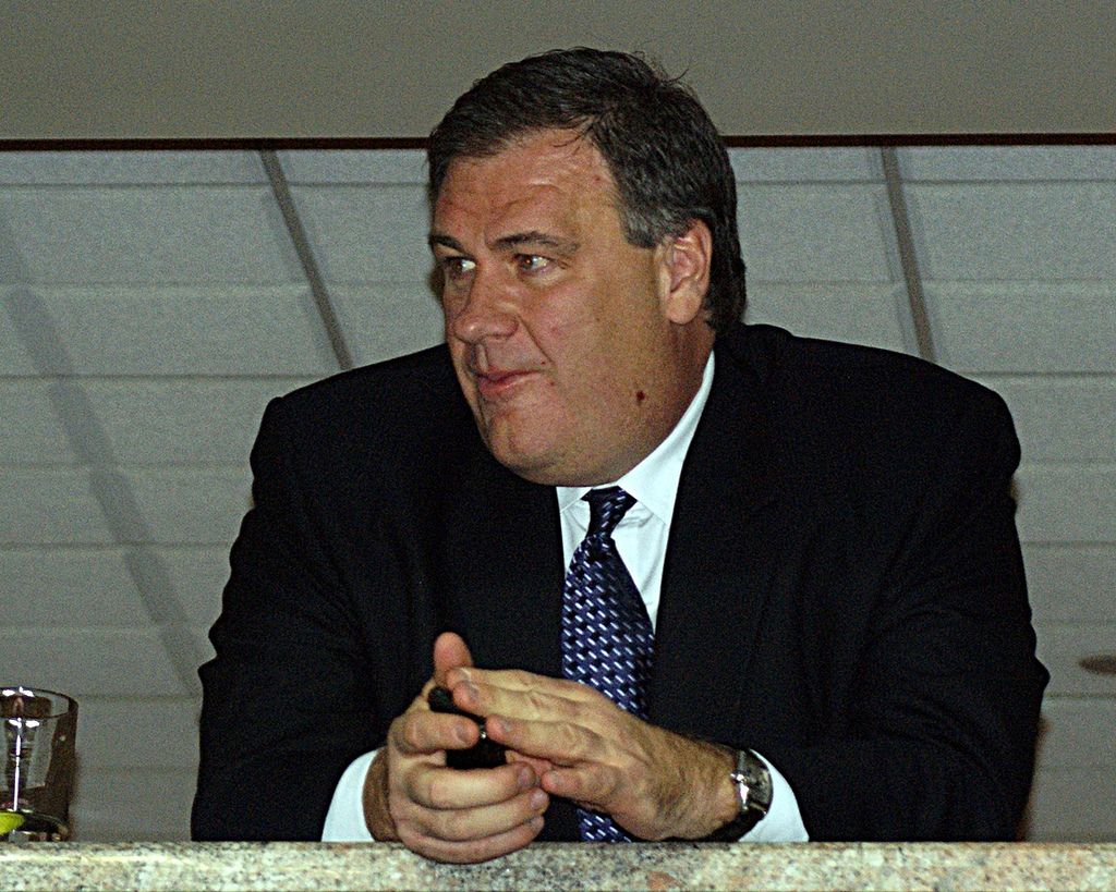 N. Murray Edwards watches the Calgary Flames from the owner's box in the Scotiabank Saddledome. N. Murray Edwards, born December 10, 1959 Re