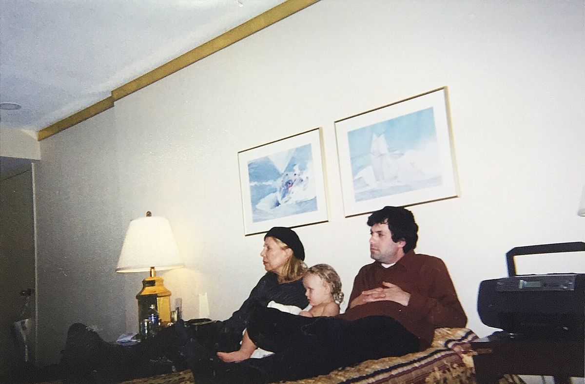 Kenny and Joni at a motel