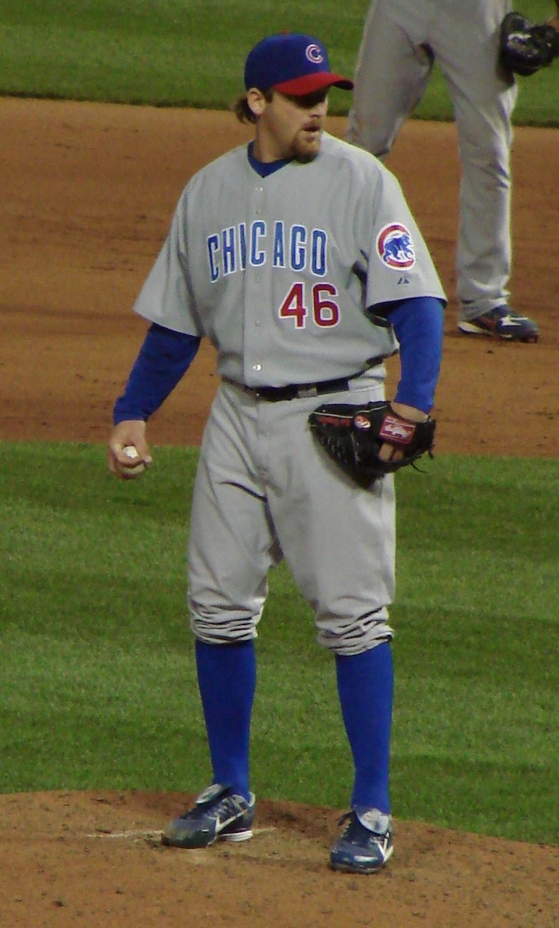 Ryan Dempster pitching for the Chicago Cubs. 19:50, 14 July 2007 . . Mshake3 . . 804×1334 (440 KB)