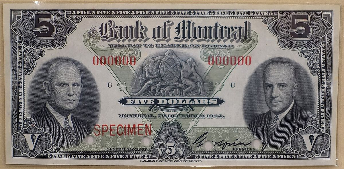 Exhibit in the Bank of Montréal Museum - Bank of Montreal, Main Montreal Branch - 119, rue Saint-Jacques, Montreal, Quebec, Canada.