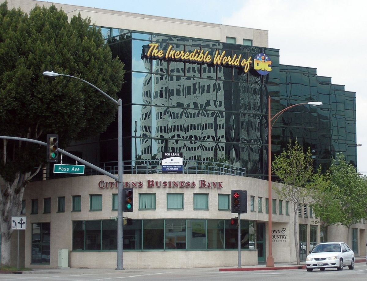 Former siege of animation studio DIC, in Burbank, CA.
