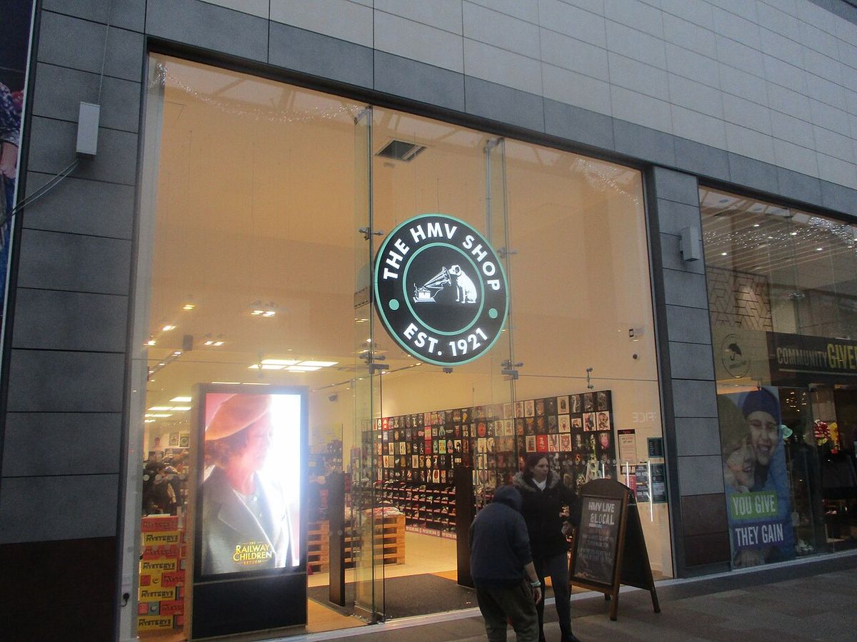 The HMV Shop, Trinity Walk, Wakefield, West Yorkshire. Taken on the afternoon of Saturday the 3rd December 2022.