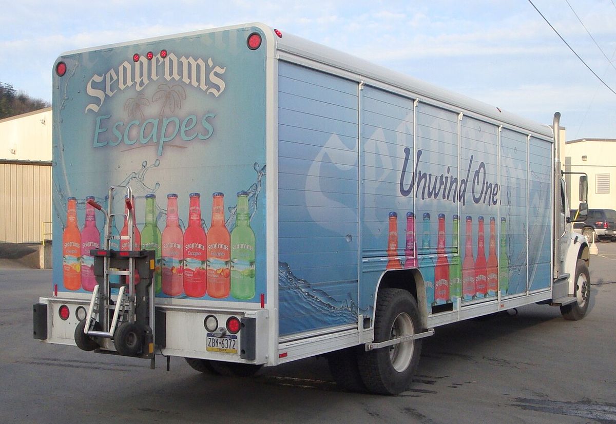 Durdach Bros. Inc. of Paxinos, Pennsylvania beverage truck with HTS Systems' HTS-30D Ultra-Rack Hand Truck Sentry System. B&P Liberator beve