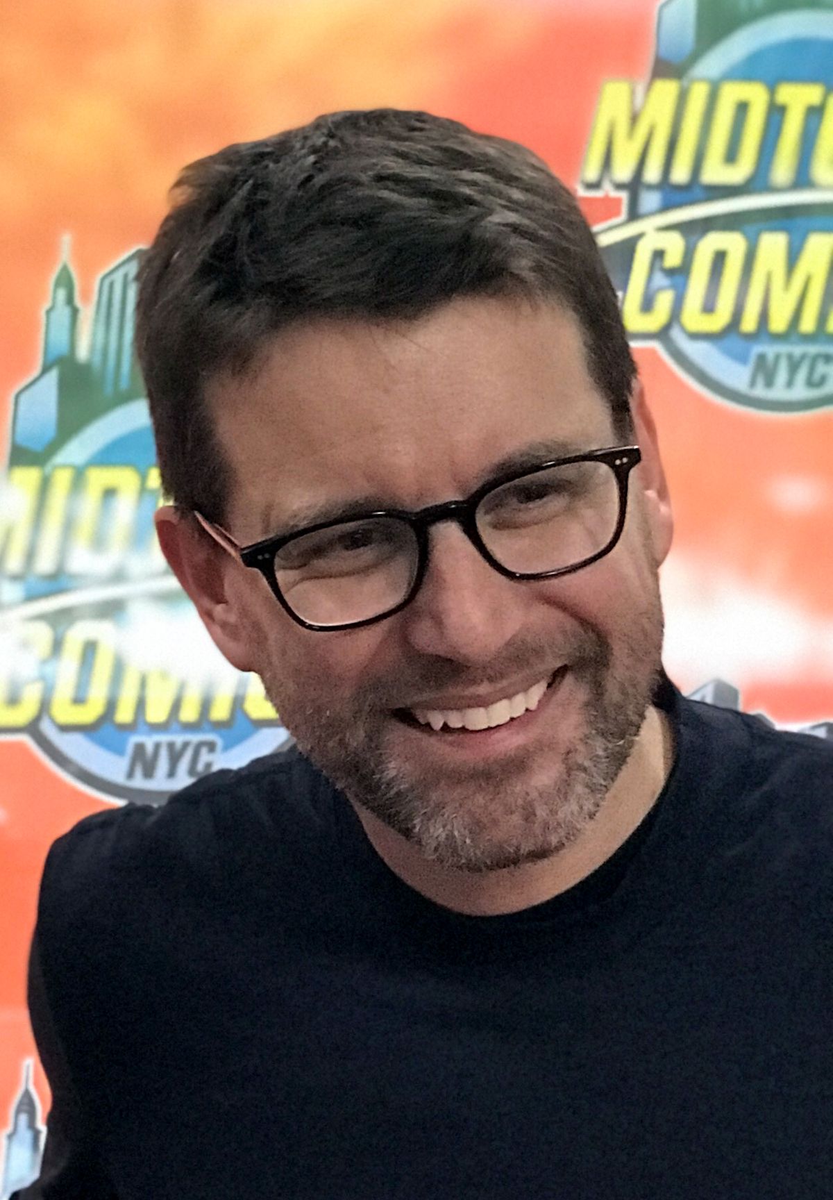 Film and television producer/screenwriter Rhett Reese, who co-wrote the feature films based on the comics character Deadpool, at a signing f