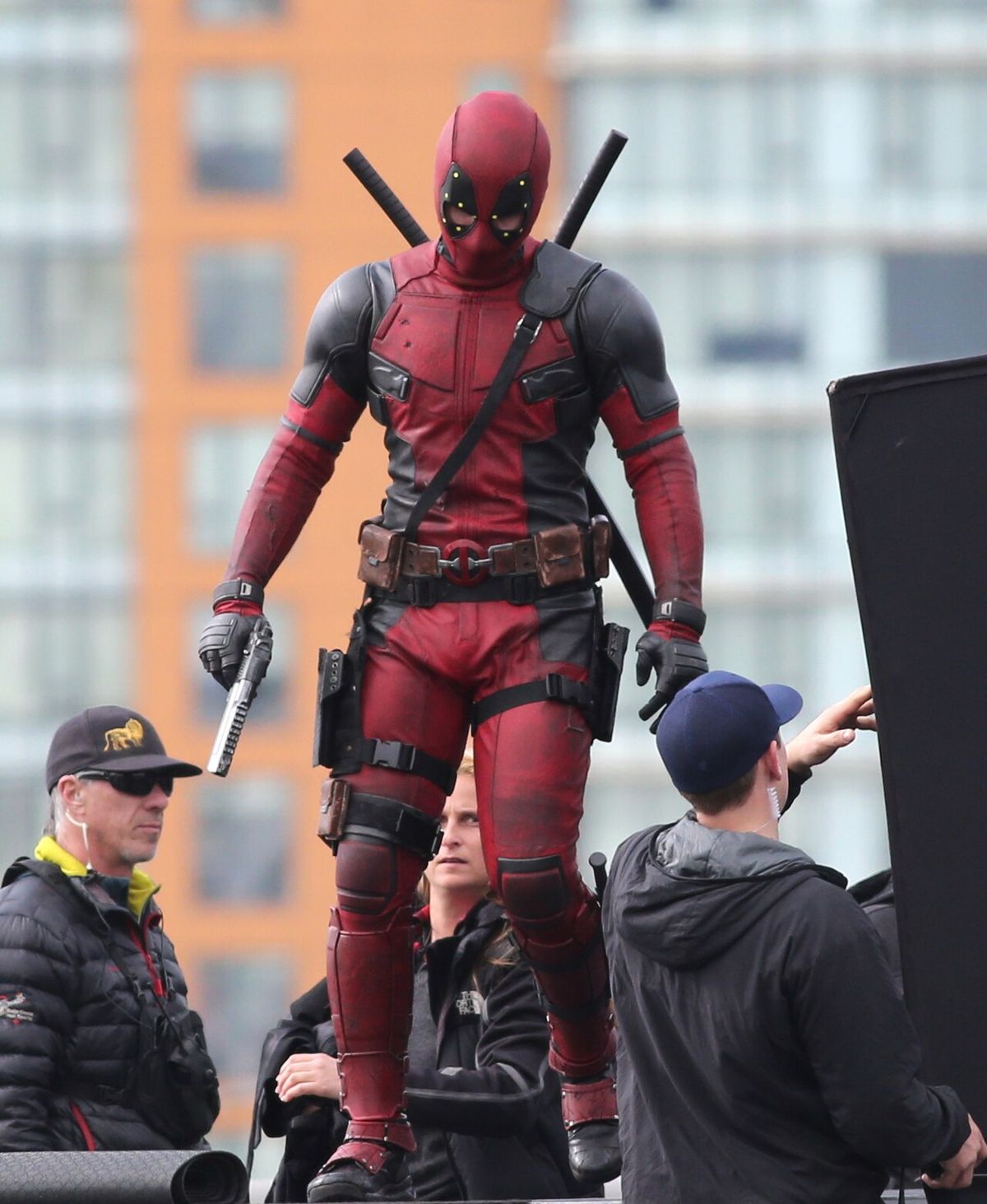 Deadpool, Georgia Viaduct, Vancouver, April 6 2015