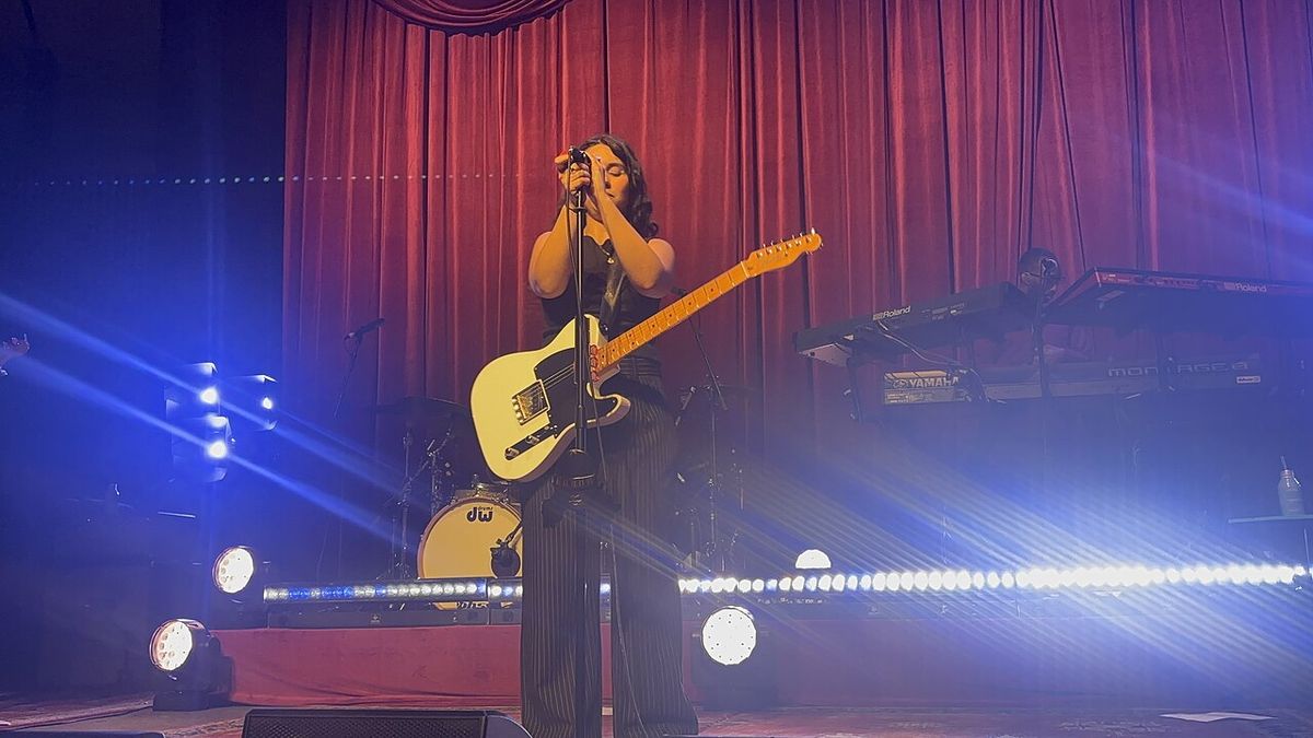 Canadian singer Alessia Cara performing in Sydney in May 2025.