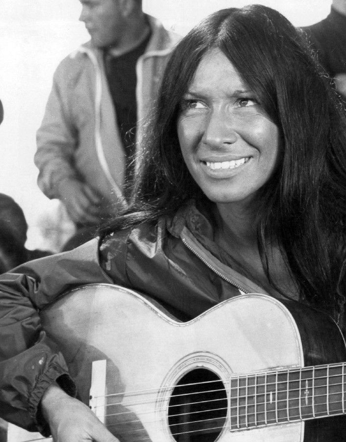 Photo of musician Buffy Sainte-Marie from her guest appearance on the television program Then Came Bronson.
