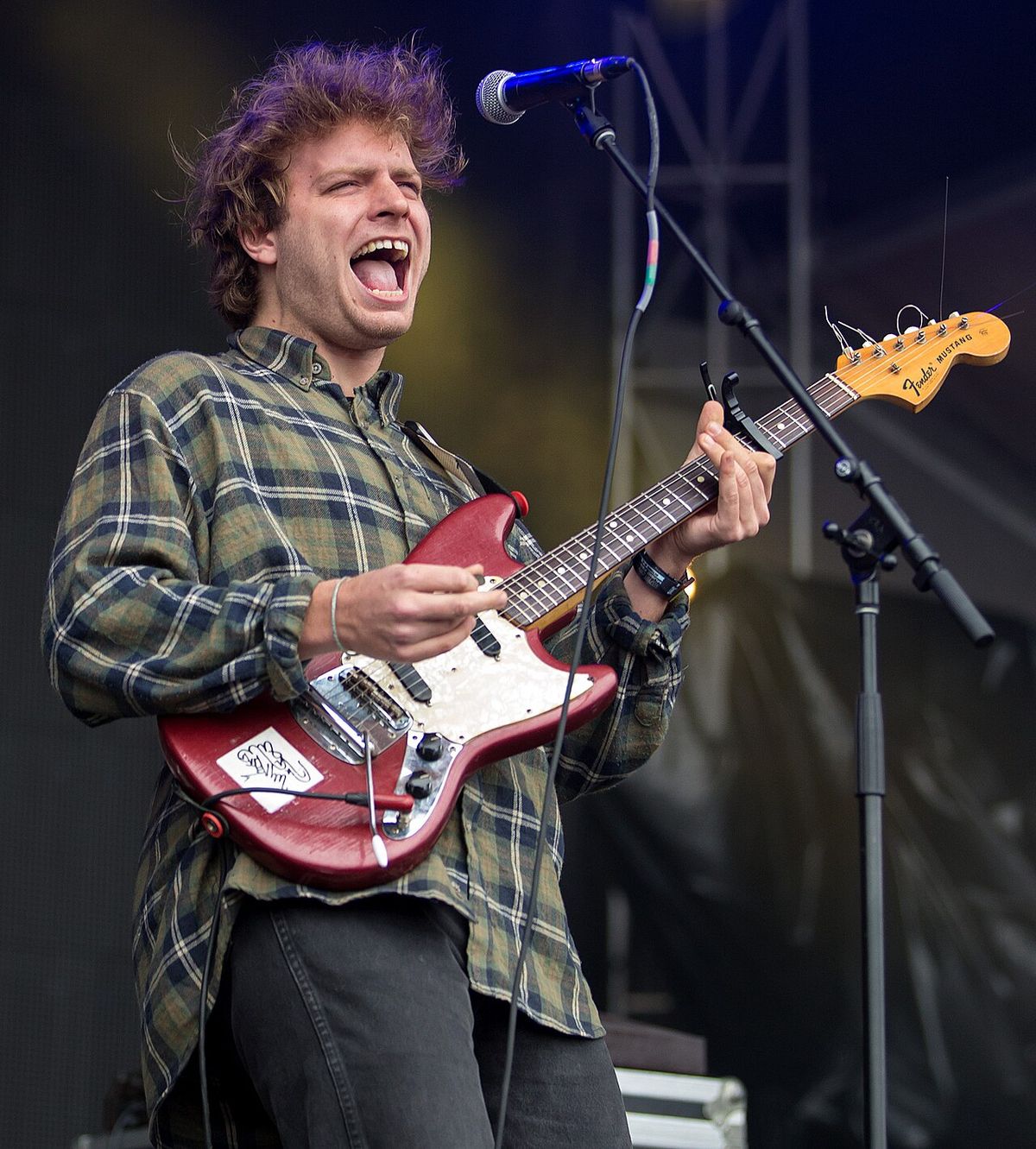 Mac DeMarco performing at the Austin City Limits Music Festival at Austin, Texas in 2014