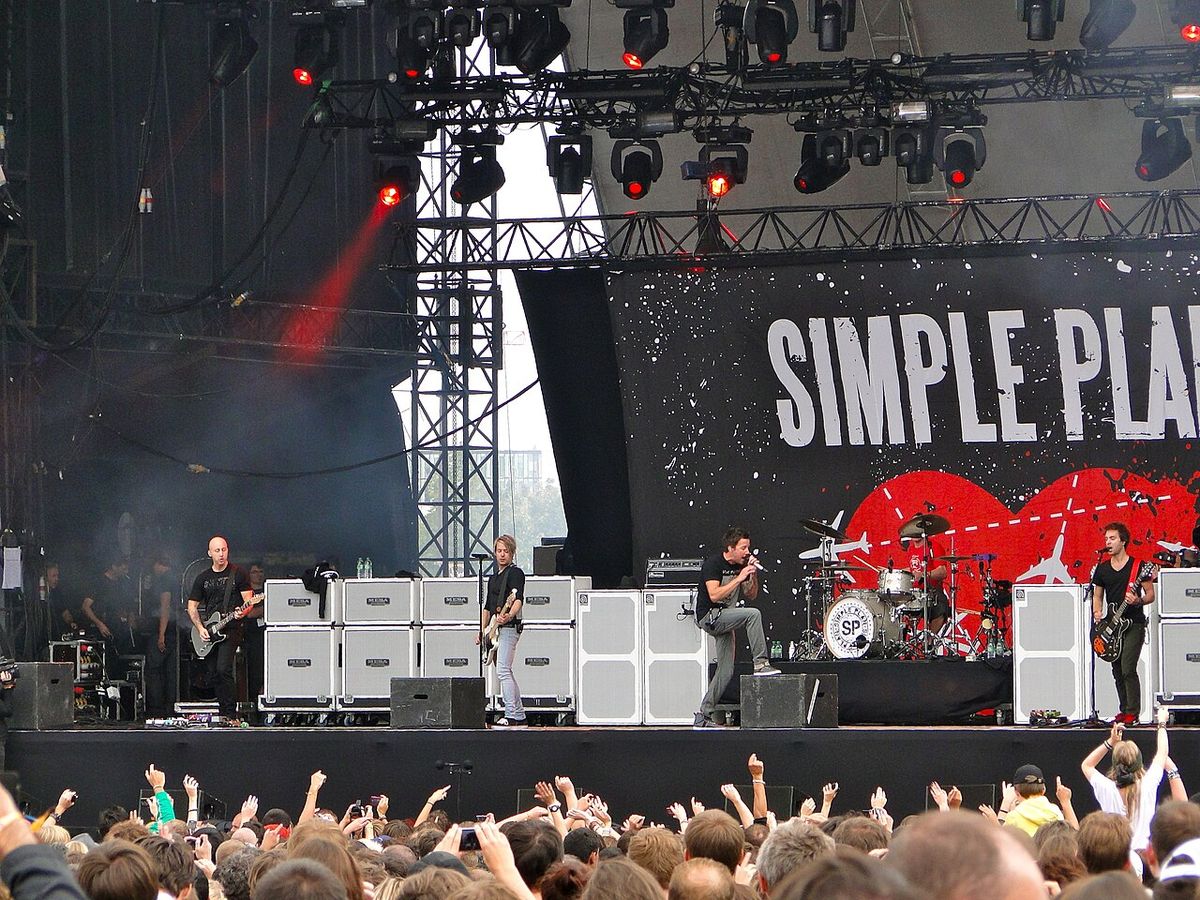 Simple Plan at Rock en Seine, Paris, 2011
