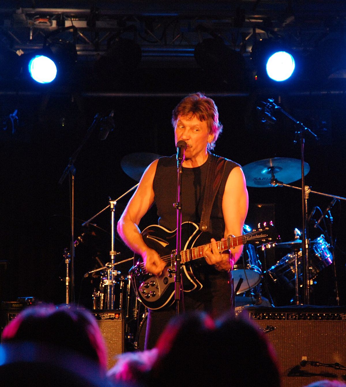 John Kay of Steppenwolf at Lillehammer Rock Weekend, in Lillehammer, Oppland, Norway.